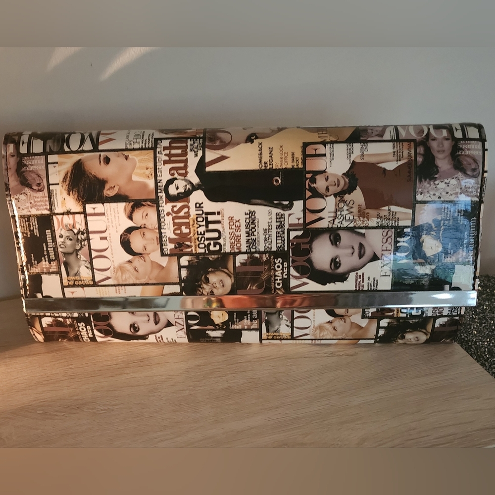 Vogue Magazine Cover Clutch Purse